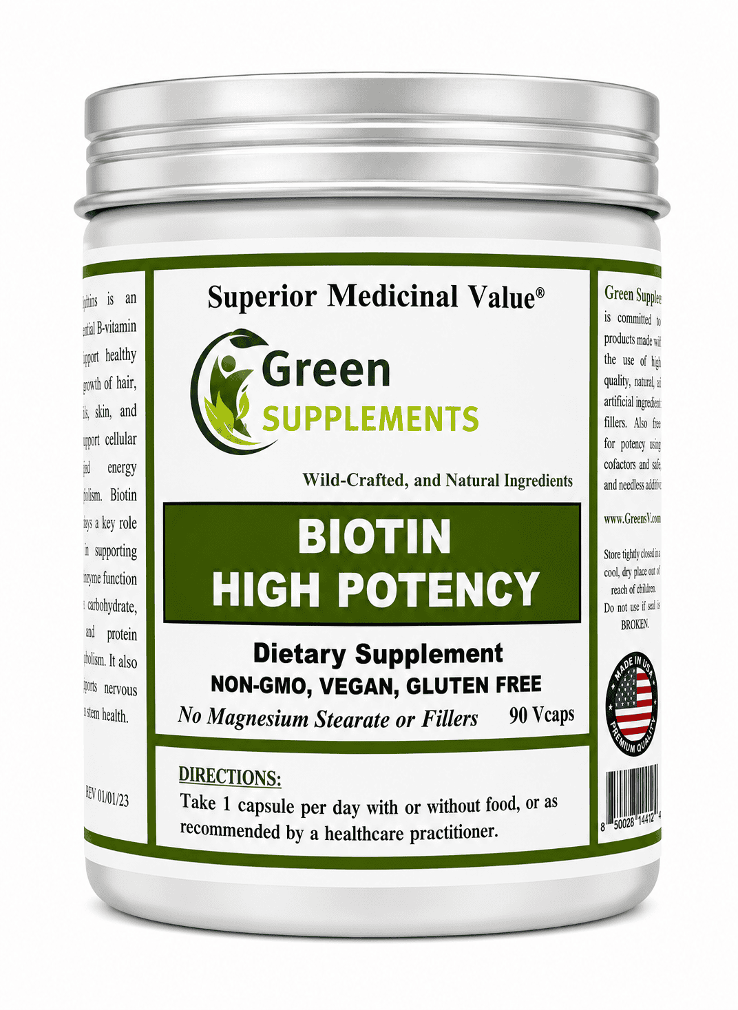 Biotin, High Potency